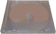10 Pieces Plastic CD Jewel Case Clear Standard Jewel Cases, Clear Single CD Disc Case, Slim Jewel Cases,CD DVD Cover for Protection Replacement