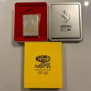 ZIPPO Ferrari F1 Grand Prix Limited Oil Lighter with Case Unused Vintage JAPAN