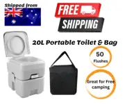 portable toilet camping flushing 20L hiking caravan fishing self contained