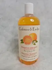CRABTREE & EVELYN TAROCCA ORANGE BATH & SHOWER GEL 16.9 oz.