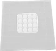 PHENOFICE 1 Set Mold Casting Checkerboard Mold Chess Silicon 3D DIY Supply DIY Casting Moulds Go Game Mould to Teenagers Silica Gel