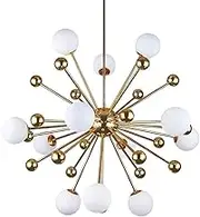 CJLWSLCO Postmodern Dandelion Orb Glass Chandeliers Bedroom Living Room Dining Room Clothing Store Decoration Hanging Lamp LED E27 Light Source 11 Heads Pendant Lightled Modern Simple Home Lighting Fi