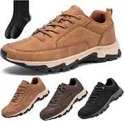 [Fiehseo] Bestofoot Mens Shoes, Bestofoot Shoes, Men's Comfortable Genuine Leather Sneakers with Arch Support