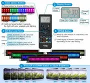 NEW HYGGER LED Planted Aquarium Light REMOTE Control Full Spectrum 2ft 3ft 4ft