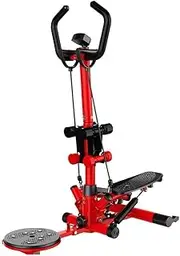 Steppers for Exercise, Mini Stair Stepper with Display,Stair Climber Exercise Fitness Machine Elliptical Stepper Exercise Equipment with Resistance Bands for Home Workout