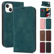 For iPhone 7/8/XS/XR/11/12/13 Magnetic Flip Holder Card Slots Magsafe Phone Case