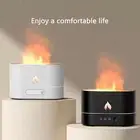 250ml USB Air Humidifier Essential Oil Diffuser Bedroom 3D Flame Mist Home Decor