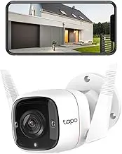 TP-Link Tapo 2K HD Security Camera Outdoor Wired, IP66 Weatherproof, Motion/Person Detection, Works with Alexa & Google Home, Built-in Siren w/Night Vision, Cloud/SD Card Storage, 2-Way Audio(C310)