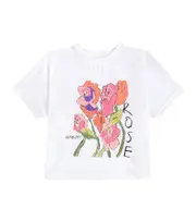 [Burberry Kids] Burberry Kids Printed cotton jersey T-shirt Y 8 white