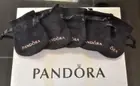 5 Pandora Jewelry Anti Tarnish Black Velvet Gift Bags Pouches Five in A Lot
