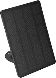 Solar Panel for Security Camera, 6V 1.6A 5V 2A 3.2W Solar Panel Compatible with Rechargeable Battery Powered Camera, Waterproof Solar Battery Charger for Outdoor Security Camera