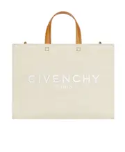 Medium G-Tote shopping bag in canvas One size Natural Beige