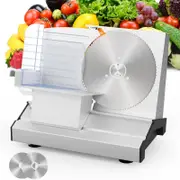 ADVWIN 250W Meat Slicer, Electric Food Slicer with 8.6" Removable Stainless Steel Blade & Food Carriage