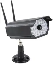 CHACON Fake Camera with Solar Panel with Motion Sensor and LED Built-in, Blacks, Uniek