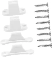 HEALEEP 2 Pairs Heavy Duty Door Retainers Durable Clips for Rv Trailer Camper Interior Door Parts Versatile and Sleek Design for Enhanced Functionality