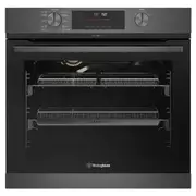 Westinghouse 60cm Mutli-Function 10 Pyrolytic Oven/Airfryer - Dark Stainless Steel