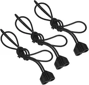 BRIGHTFUFU 3pcs Lost Earphone Rope Lanyard for Wireless Headsets Lightweight Protective Line Compatible with Airpods for Safe Storage and Convenient Use Black