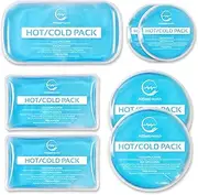 Reusable Hot and Cold Gel Ice Packs for Injuries Reusable | Cold Compress, Ice Pack, Gel Ice Packs, Cold Pack, Gel ice Pack, Cold Packs for Injuries | 7 Pack