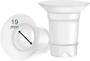 Maymom Flange Inserts 19 mm for Freemie 25 mm Collection Cup. 2pc/each