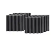 Monoprice Studio Wedges Acoustic Foam Panels (12-pack) 1in x 12in x 12in