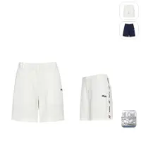 在飛比找蝦皮商城優惠-【FILA】女性 吸濕排汗 運動平織短褲-白色 5SHX-1