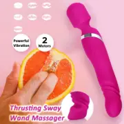 G-spot Thrusting Massager Dildo Vibrator Clitoris Stimulator Wand Women Sex Toy