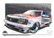 BATHURST 1980 HOLDEN VC COMMODORE HDT PETER BROCK A3 FRAMED PRINT (B018)