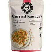 The Secret Ingredient Curried Sausages Recipe Base 175g