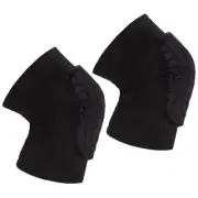 Compression Collision Avoidance Knee Sleeve, 2 Sleeves, Black, L