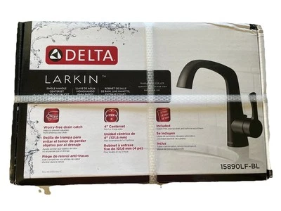 Delta Larkin Single Bath Faucet Black 15890LF-BL (0318)