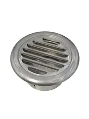 Lucci Air 150mm Flat Vent Cover in Stainless Steel