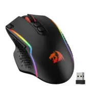 Wireless Gaming Mouse, 10000 DPI Wired Mouse w/ Rapid Fire Key, 8 Macro Buttons