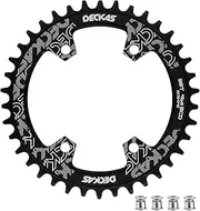DJC Bike Chainring Asymmetrical 96BCD Narrow Wide Tooth MTB for XT SLX M6000 / M7000 / M8000 / M9000 7/8/9/10/11/12 Speed Aluminum 7075 30T 32 34 36 38T