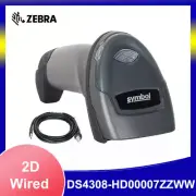 Zebra DS4308-HD00007ZZWW 1D/2D High Density Handheld Barcode Scanner w USB Cable