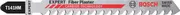Bosch 3X Expert Fiber Plaster T141HM Jigsaw Blade (for Fibre Cement Boards, Drywall Board, Length 100 mm, Professional Accessory Jigsaw)