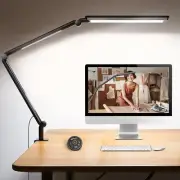 LED Desk Lamp with Clamp, Architect Dual Light, Flexible...