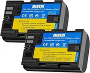 MINSHI LP-E6 Replacement Battery Compatible with Canon EOS 5DS 【7.2V 2700mAh】 High Performance Compatible Camera Battery 2023KA