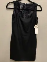 INC INTERNATIONAL Black Sleeveless dress size 2 Brand New With Tags Amaryllis