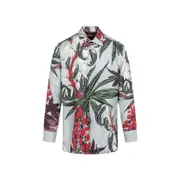 [Etro] Etro-Light Blue Silk Roma Shirt-Uomo 41 CM