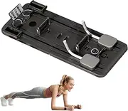 ZERTYLRE Reformer Pilates Machine, Adjustable Resistance Pilates Board, Portable Foldable Abdominal Fitness Board, Ab Roller Exercise Wheel Home Gym Equipment, for Full Body Workout