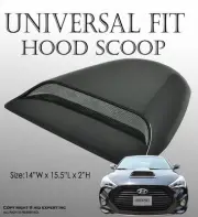 JDM Universal Car Decorative Air Flow Intake Hood Scoop Vent Bonnet Cover C99