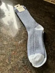 NEW American Eagle Aerie Crew Socks Blue Boot Socks