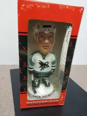 Owen Nolan Bobblehead Bobble Dobbles Hand Painted San Jose Sharks NHL In Box