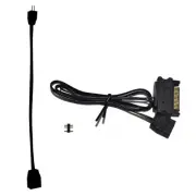 4Pin 12V to 3Pin 5V ARGB Motherboard Fan Speed Controller Sata Powered