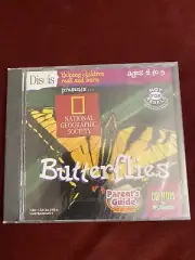 National Geographic Butterflies CD-ROM Kids Sealed NEW