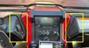 Honda Talon 1000 Left & Right of Center Dash Console Switch Plate Panels - USA!
