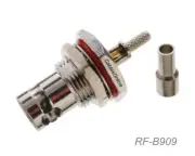 BNC Bulkhead female RF Connector for RG316/RG174/LMR100 Coax wire