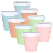 8Pcs Soup Cups Ice Cream Cups Ice Cream Bowls Yogurt Containers Yogurt Cups