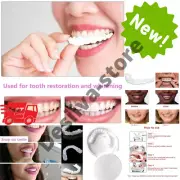 Snap On Upper＆Bottom Set False Teeth Dental Veneers Denture Tooth Cover
