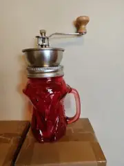 Manual Coffee,Nut Or Spice Grinder- Hand Crank-Cute Raccoon-4 Colors-Going Fast!